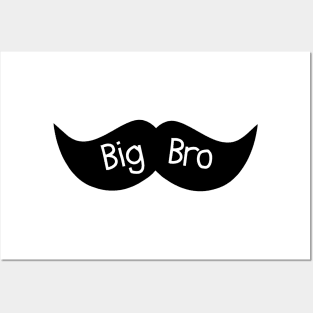 Big Bro Mustache Posters and Art